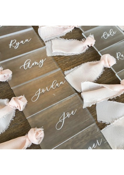 Beyaz 2mm Dikdörtgen 30 Adet Boş Kemer Akrilik Bagaj Etiketi Düğün Yeri Kartı Konuk Eskort Isim Kartı Hediye Etiketi Ayrılmış Koltuk Burcu Altın Gümüş Ayna Buzlu (Yurt Dışından) fiyatları