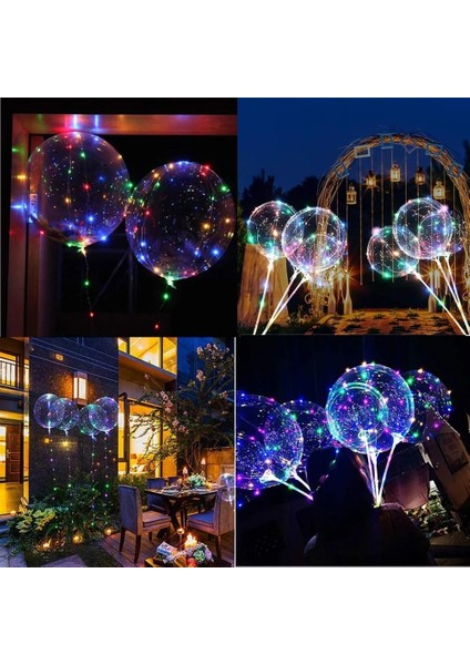Yeşil LED 18 Inç Çubuksuz 10 Paket LED Işık Up Bobo Balonlar Dekorasyon Kapalı Veya Açık Doğum Günü Düğün Yeni Yıl Partisi Noel Kutlamaları (Yurt Dışından) fırsatları