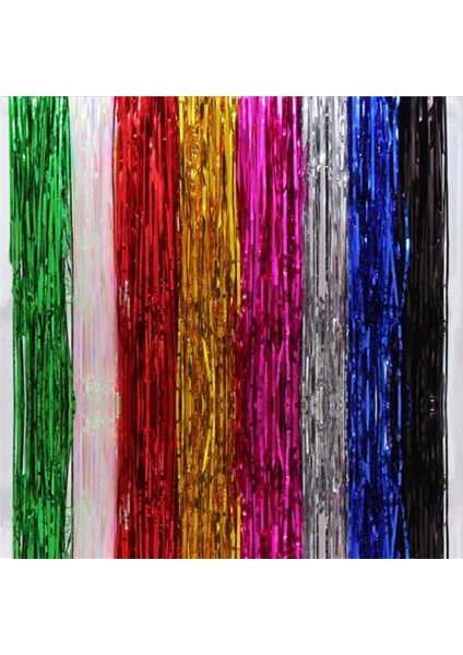 Gümüş 100X200 cm Düğün Doğum Günü Partisi Zemin Perde Parlak Üniforma Renk Alüminyum Yapışkanlı Saçak Perde Doğum Günü Dekorasyon Için (Yurt Dışından) fırsatları