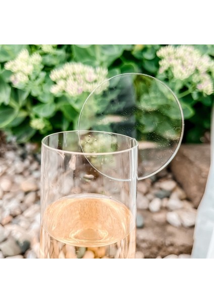 Temizle 2mm Kalınlığında 25 Adet Boş Buzlu Akrilik Içecek Etiketi Kokteyl Cam Charm Içecek Işaretleyici Şarap Bardağı Charm Düğün Yeri Kartı Doğum Günü Olay Parti Dekoru (Yurt Dışından)