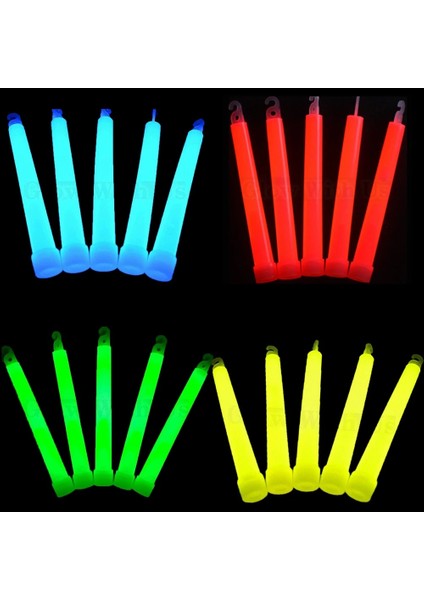 Mor 15 Adet 5/25/50/100 Adet/grup 6 Inç Çok Renkli Parlak Çubuk Kolye Kamp Acil Kimyasal Işık Çubuğu Parti Dekor Ultra Parlak Floresan Sopa (Yurt Dışından)