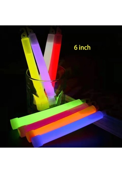 Mor 15 Adet 5/25/50/100 Adet/grup 6 Inç Çok Renkli Parlak Çubuk Kolye Kamp Acil Kimyasal Işık Çubuğu Parti Dekor Ultra Parlak Floresan Sopa (Yurt Dışından) modelleri