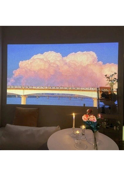 Lamba Kutusu Ins Sahne Projektör Işık Levha Gün Batımı Gündoğumu Görünümleri Projeksiyon Lambası Lale Sualtı Dünyası Duvar Işık Parti Arka Planında Dekor (Yurt Dışından)