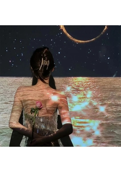 Lamba Kutusu Ins Sahne Projektör Işık Levha Gün Batımı Gündoğumu Görünümleri Projeksiyon Lambası Lale Sualtı Dünyası Duvar Işık Parti Arka Planında Dekor (Yurt Dışından) fırsatları