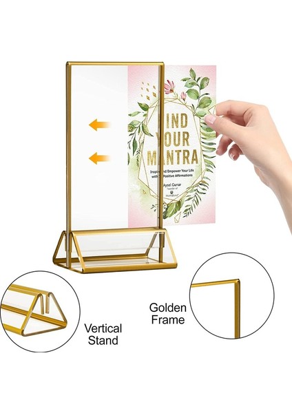 Stil B-10X15 cm 1 Adet Standart Çift Taraflı Akrilik Düğün Masa Numaraları Phnom Penh Masa Kartı Düğün Plaka Menü Ekran Standı Masa Kartı (Yurt Dışından) modelleri