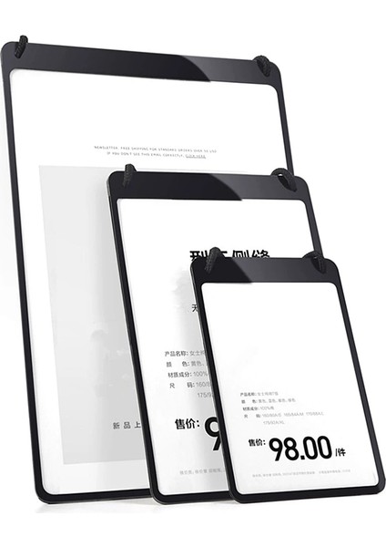 A6 10.5X14.8 cm Plastik Asılı Tabela Asın Poster Ekran Kartı Çerçeveleri A4 A5 A6 Reklam Fiyatlandırma Kağıt Kartı Dikey Olarak Takın (Yurt Dışından)