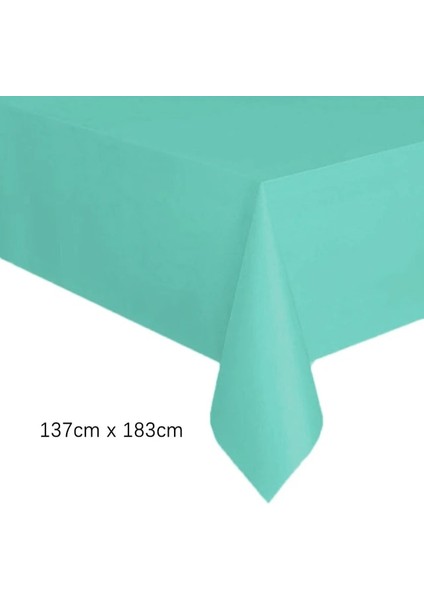 1 Adet U Tek Kullanımlık Masa Örtüsü Pembe Beyaz Plastik Dikdörtgen Masa Örtüsü Silin Masa Örtüsü Çocuklar Doğum Günü Düğün Parti Masa Süsü Malzemeleri (Yurt Dışından)