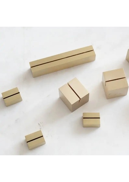 80X15X15MM 1 Adet Pirinç Paslanmaz Çelik 4 Boyutu Yer Kart Tutucu Düğün Parti Adı Etiket Numarası Davetiye Menü Resim Fotoğraf Klip Standları (Yurt Dışından) fiyatları