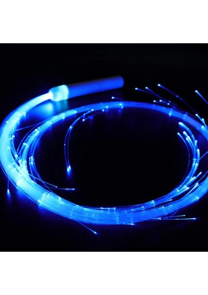Açık Sarı Disko Dans Kırbaç Parti LED Fiber Optik Dans Kırbaçlar Şarj Edilebilir Parlayan Kırbaç Sparkle Akış Oyuncak Işıklı 360° Dönebilen Rave Edm (Yurt Dışından)