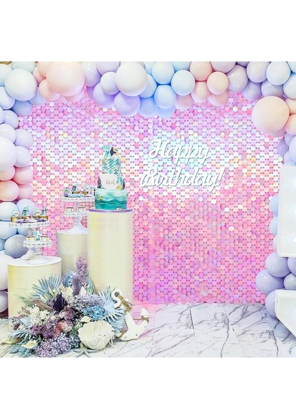 13 Yanardöner Parti Pullu Zemin Glitter Pırıltılı Kare Pullu Panel Düğün Doğum Günü Partisi Dekorasyon Bebek Duş Perdesi (Yurt Dışından) modelleri