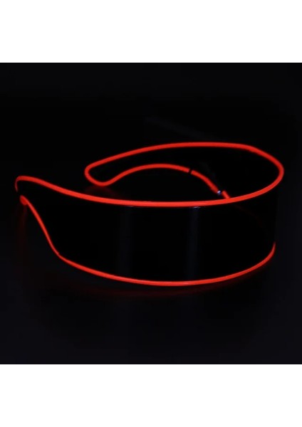 Siyah-Kırmızı Disko LED Işıklı Gözlük LED Gözlük El Tel Neon Işık Up Vizör Gözlük Bar Parti Eyeware Cadılar Bayramı Noel Partileri Için (Yurt Dışından) fiyatları