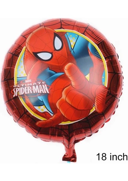 Balon-1 Adet Süper Kahraman Kırmızı Örümcek Adam Parti Spidey Supplie Fincan Plaka Zemin Masa Örtüsü Parti Boys Için Doğum Günü Bebek Duş Parti Dekorasyon (Yurt Dışından)