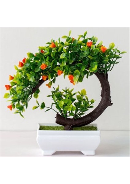 Style4-I Yeni Yapay Bitkiler Çam Bonsai Küçük Ağaç Saksı Bitkileri Ev Dekorasyon Otel Bahçe Dekor Için Sahte Çiçekler Saksı Süsler (Yurt Dışından)