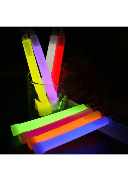 Mor 10 Adet 3/5/10 Adet 6 Inç Parti Aydınlık Kanca Işık Çubuğu Mavi Yeşil Sarı Beyaz Pembe Turuncu Kamp Acil Aydınlatma Aydınlık Çubuk (Yurt Dışından)