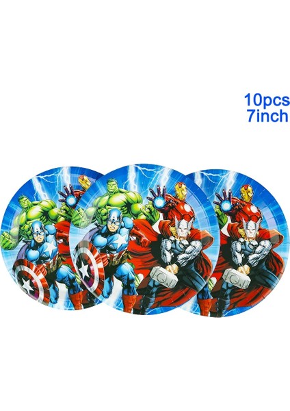 Insert-24 Adet Yeni Disney Avengers Tasarım Erkek Doğum Günü Partisi Süslemeleri Balon Kağıt Bardaklar Tabaklar Kutusu Bebek Duş Tek Kullanımlık Sofra Takımı (Yurt Dışından)