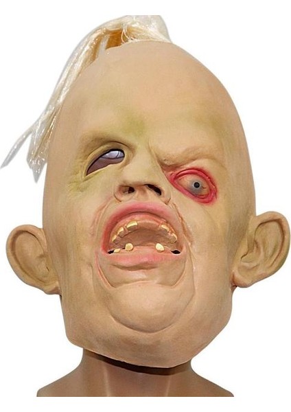 E Tam Kafa Kafatası Maskesi Kafatası Kask Korku Helloween Maskesi Parti Cosplay Kanlı Iğrenç Rot Yüz Korkunç Maske Terör Maskesi Geç (Yurt Dışından)