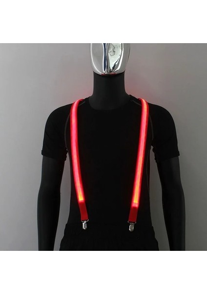 Kırmızı Erkek Kadın Light Up LED Jartiyer Yanıp Sönen Giyim Parti Gece Kulübü Hediye Festivali Noel Karnavalı Için Ayarlanabilir Y Şekli (Yurt Dışından) fırsatları