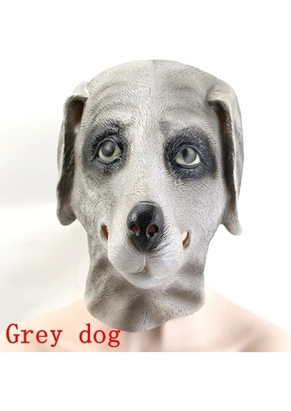 Gri Köpek Komik Papağan Köpek Gergedan Hippo Horoz Koala Hayvan Maskesi Lateks Parti Panda Unicorn Hayvan Maskesi Çocuk Parti Cadılar Bayramı Maskesi (Yurt Dışından)