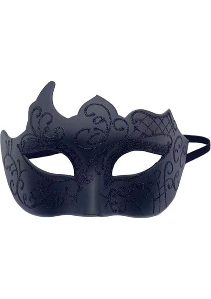 Siyah Zarif Rahat Moda Desen Parti Bar Masquerade Yüz Kapak Festival Için Yarım Yüz Kapak Parti Yüz Kapak (Yurt Dışından)