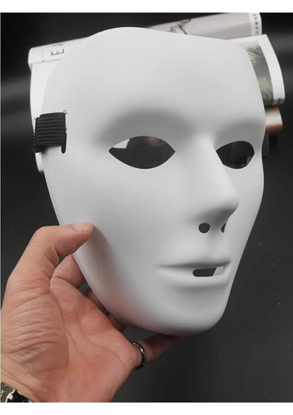 Kadın Para Saf Beyaz Buzlu Maske Hakiki Buhar Maskeli Dansçılar Karışık Dans Cadılar Bayramı Giydirme Topu (Yurt Dışından) fırsatları