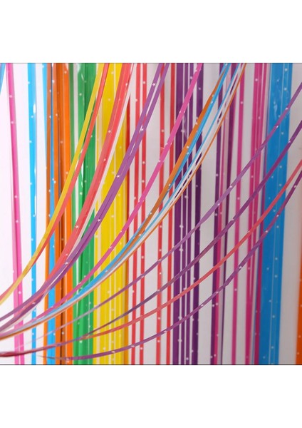 Macaron Yıldız 2.5 Renkli Macaron Yıldız Folyo Tinsel Perde Düğün Süslemeleri Doğum Günü Partisi Bebek Duş Zemin Arka Plan Duvar Dekor (Yurt Dışından) fırsatları