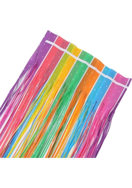 Macaron Yıldız 2.5 Renkli Macaron Yıldız Folyo Tinsel Perde Düğün Süslemeleri Doğum Günü Partisi Bebek Duş Zemin Arka Plan Duvar Dekor (Yurt Dışından) indirimleri