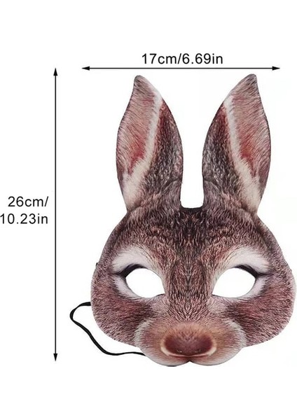 Tavşan Dinozor Maskesi Başlık Dino Festivali 3D Raptor Dinozor Korkmuş Maske Korku Dinozor Şapka Rol Oynamak Sahne Noel Hediyesi Için (Yurt Dışından)