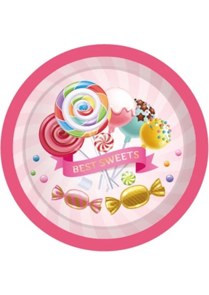 Spiral Süsleme Tatlı Lolipop Tema Parti Süslemeleri Sofra Setleri Çocuklar Şeker Şeker Kız Doğum Günü Partisi Malzemeleri Bebek Duş Iyilik (Yurt Dışından)