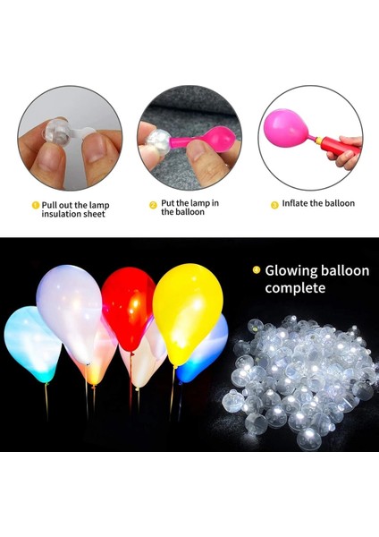 Sıcak Beyaz 50PCS 50/100/200PCS LED Balon Işık Mini Yuvarlak Top Minik Işıklar Aydınlık Lamba Fener Aydınlatma Düğün Bar Partisi Doğum Günü Dekorasyon (Yurt Dışından) indirimleri