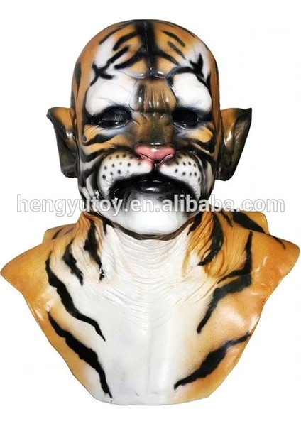 Stil 10 Gerçekçi Lateks Aslan Maskesi Hayvan Kaplan Maskesi Vahşi Kedi Leopar Çita Cadılar Bayramı Lateks Maske Parti Cosplay (Yurt Dışından)