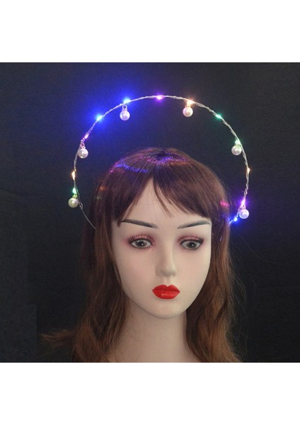 12 10 Adet LED Işık Up Yanıp Sönen Kafa Bandı Gözlük Scrunchies Broş Glow Parti Aksesuarları Çiçek Taç Doğum Günü Hediyesi Düğün Hediyesi (Yurt Dışından) fırsatları