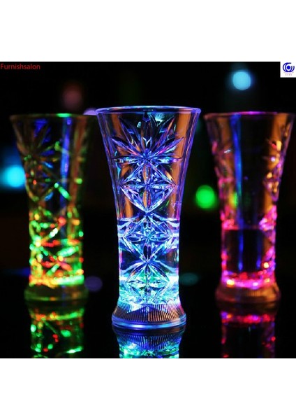 M-1 Adet LED Otomatik Yanıp Sönen Bardak Sensörü Işık Up Kupa Şarap Bira Viski Atış Içecek Glow Noel Partisi Bar Club Doğum Günü Drinkware (Yurt Dışından)