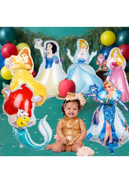 Külkedisi 1 Adet 108*69 cm Büyük Çan Külkedisi Kar Beyaz Elsa Prenses Folyo Balonlar Bebek Doğum Günü Partisi Süslemeleri Çocuklar Helyum Topları Oyuncaklar (Yurt Dışından)