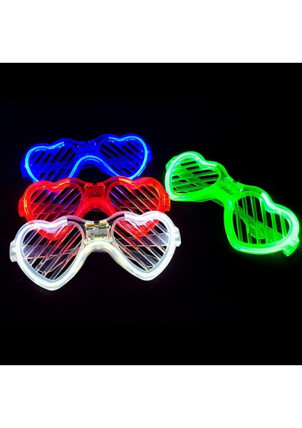 5pcsheart Tipi 5 Adet / Takım Aydınlık Işık Gözlük Bar Konser Sahne Floresan LED Glow Gece Gafas Bekarlığa Veda Doğum Günü Partisi Süslemeleri Için LED (Yurt Dışından) modelleri