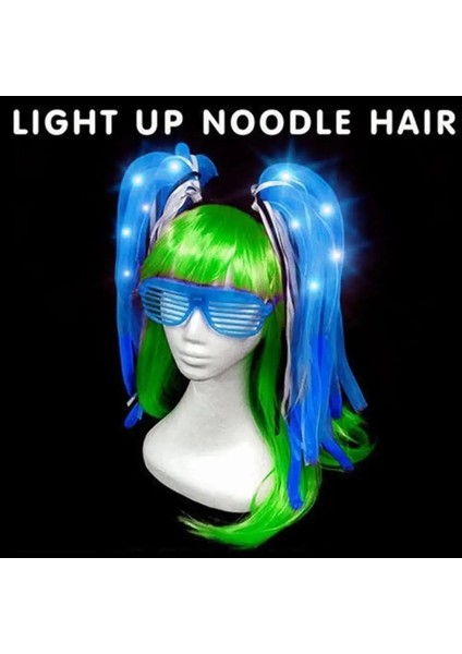 Kırmızı LED Işık Yanıp Sönen Neon Parti Rave Saç Örgüler Kafa Bandı Glow Saç Örgü Aydınlık Cadılar Bayramı Yanıp Sönen Kafa Bandı Kostüm Giydirme (Yurt Dışından) fiyatları