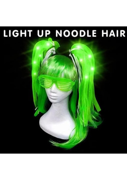 Kırmızı LED Işık Yanıp Sönen Neon Parti Rave Saç Örgüler Kafa Bandı Glow Saç Örgü Aydınlık Cadılar Bayramı Yanıp Sönen Kafa Bandı Kostüm Giydirme (Yurt Dışından) modelleri