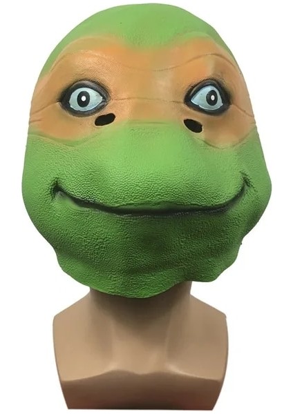 Kaplumbağa-Ninja Kaplumbağa Cadılar Bayramı 3D Maskeleri Lateks Hayvan Kurbağa Kurt Maymun Parti Maskesi Festivali Çocuk Cadılar Bayramı Karnaval Hediye At Kafa Maskesi (Yurt Dışından)