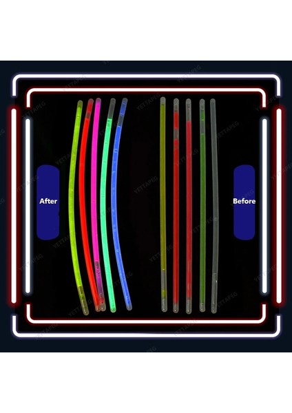 50 Adet 20/50/100 Adet Floresan Hafif Parlamalı Çubuklar Bilezikler Kolye Neon Düğün Parti Için Parlak Renkli Çubuklar Parlak Renkli Dekorlar (Yurt Dışından) modelleri