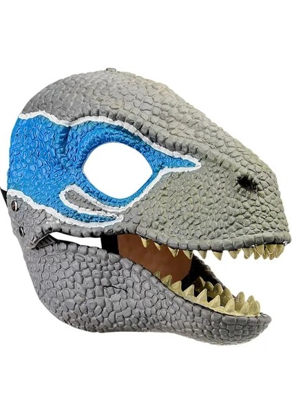 Bir Cadılar Bayramı 3D Dinozor Maskesi Rol Oynamak Sahne Performansı Başlık Raptor Dinozor Dino Festivali Karnaval Hediyeler (Yurt Dışından)