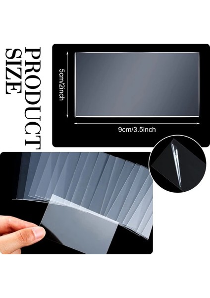 Şeffaf 2mm 30 Adet Buzlu Akrilik Düğün Yeri Kartı Boş Dikdörtgen Adı Yer Kartı, Gelin/bebek Partisi, Misafir Parti Ayarı Dekor Gıda Etiketi Şekeri (Yurt Dışından)