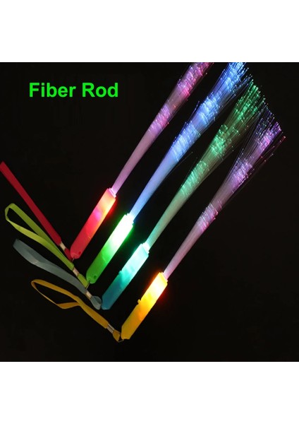 Fiber Çubuk 12 Adet/takım 3 Mod LED Işık Up Çubuk Glow Fiber Optik Değneklerini Flaş Yıldız Ay Çubukları Oyuncaklar Noel Doğum Günü Düğün Parti Iyilik (Yurt Dışından)