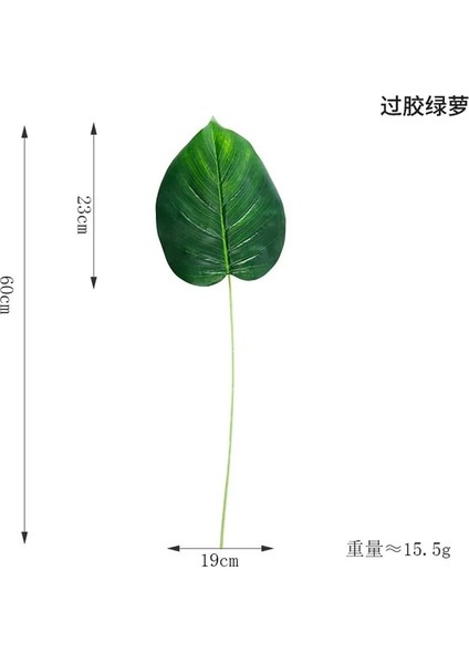 Lu Luo Ye 39 Stilleri Büyük Yeşil Yapay Tropikal Palmiye Ağacı Monstera Yaprakları Ev Bahçe Ofis Yatak Odası Dekorasyon Fotoğraf Arka Plan (Yurt Dışından)