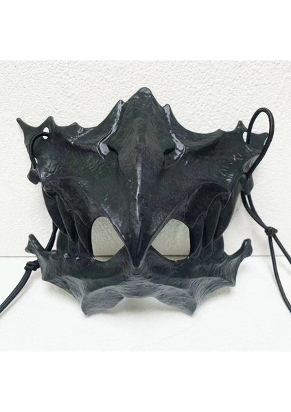 A07 Maskesi Cosplay Kurtadam Kafatası Maskesi Parti Sahne Yarım Yüz Maskesi Unisex Masquerade Hayvan Cadılar Bayramı Karnavalı (Yurt Dışından)