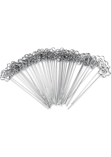 50 Adet Çiçek Şekli Çiçek Müzik Notasyonu Şekil Kart Sahibinin Standları Masa Metal Numarası Sahipleri Yer Kart Kağıdı Menü Klipleri Düğün Masaüstü Dekor 50 Adet (Yurt Dışından)