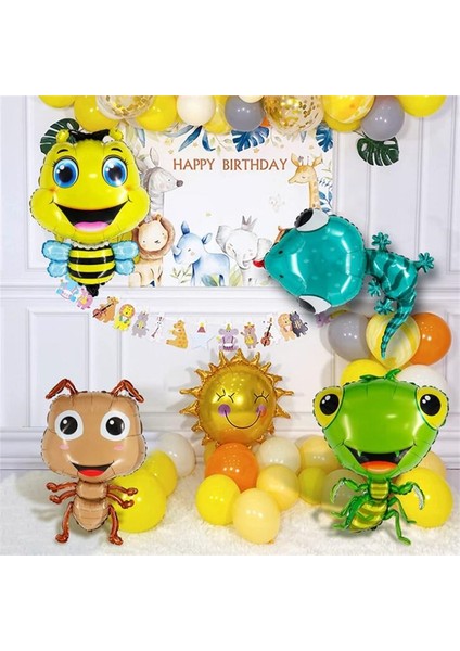Salyangoz Karikatür Hayvan Alüminyum Folyo Balon Karınca Mantis Böcek Helyum Bebek Duş Doğum Günü Çocuk Günü Partisi Dekorasyon Oyuncaklar Globos (Yurt Dışından) indirimleri