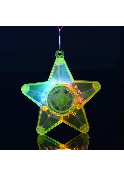 Kalp Kolye 20 Adet 20/30 Adet Yıldız Kalp LED Işık Kolye Kolye Çocuklar Yanıp Sönen Glow Hediye Yanıp Sönen Oyuncak Parti Noel Düğün Parti Decora (Yurt Dışından)
