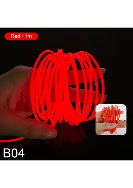 B041220 5 M 1/3/5 M Taşınabilir Neon El Tel Işıklar Süper Parlak Pil Kumandalı Cosplay Elbise Festivali Parti Cadılar Bayramı Dıy Yılbaşı Dekoru (Yurt Dışından) fiyatları