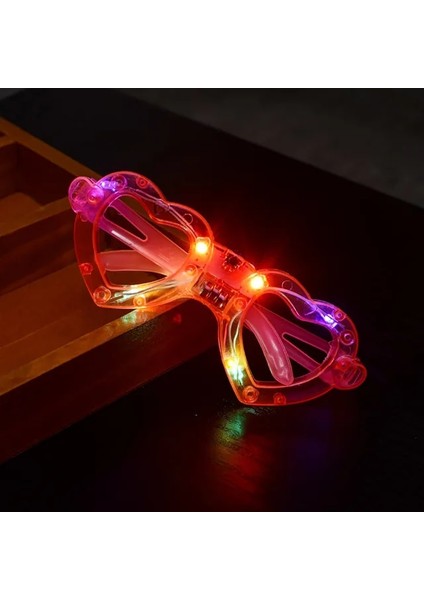 Kalp 20 Adet 10/20/30 Adet LED Işık Up Gözlük Karanlıkta Glow Gözlük Neon Parti Çocuklar Yetişkinler Için Güneş Gözlüğü Doğum Günü Noel Partisi Dekoru (Yurt Dışından)
