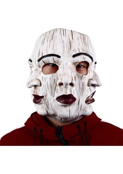 X24070 Cadılar Bayramı Korku Kanlı Maske Ürpertici Kötü Yetişkinler Zombi Canavar Vampir Şeytan Lateks Kostüm Partisi Tam Yüz Maskesi Masquerade Sahne (Yurt Dışından)