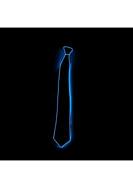 D Mavi Sıcak Satış LED Festivali Rave Işık Parti Cosplay Vendetta Guy Fawkes Flaş Takım Elbise El Şapka + Parlayan Kravat + Neon Maske Bar Dans Malzemeleri (Yurt Dışından)